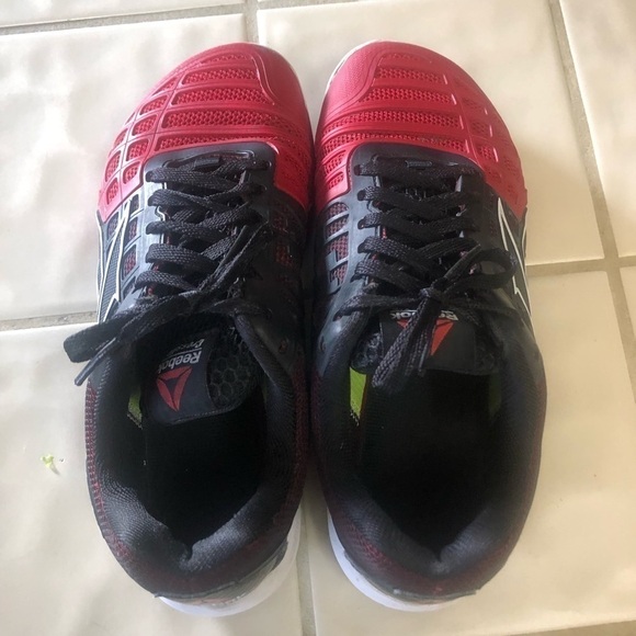 REEBOK CrossFit shoes, Black red and white, 6 1/2 - Picture 6 of 8